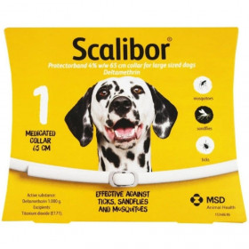 Scalibor - противопаразитна каишка за кучета 65см.